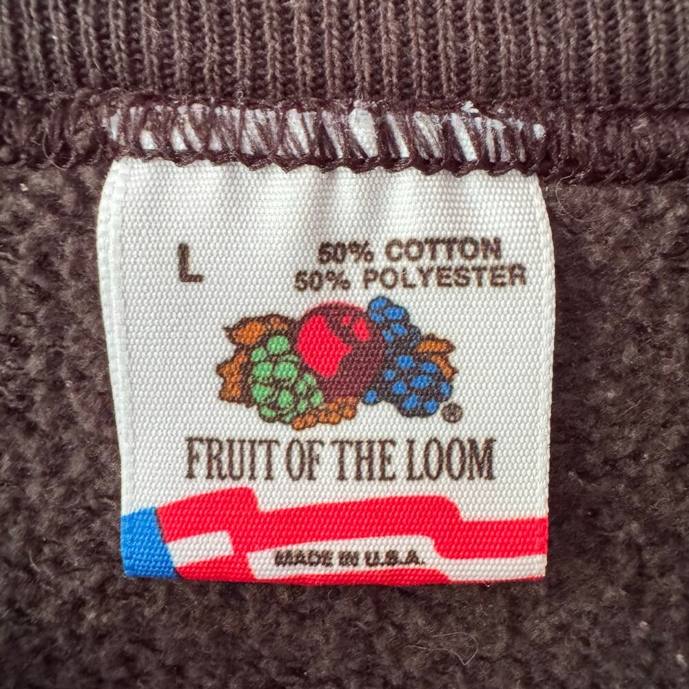 Vintage 80s Elton John World Tour Sweatshirt Size L Fruit of the Loom USA Made - Picture 5 of 7